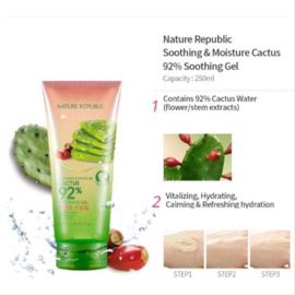 Nature Republic Soothing & Moisture Cactus 82% Soothing Gel (250 ml)