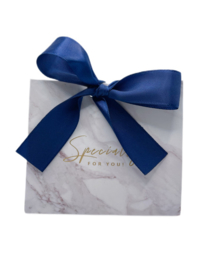 Premium Giftbox  Marmer with Ribbon 'Specially For You' XS