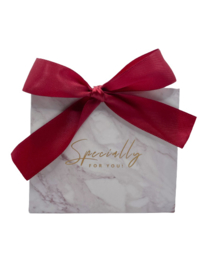 Premium Giftbox  Marmer met Lint 'Specially For You' XS