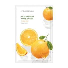 Nature Republic Real Nature Sinaasappel Sheet Masker