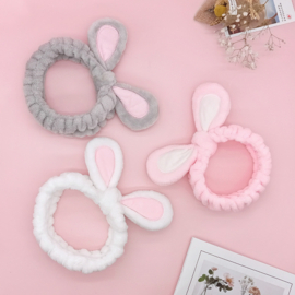 Fluffy Bunny Ears Hair Band (Blue)