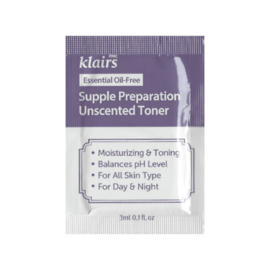 Klairs Supple Preparation Unscented Toner Sample