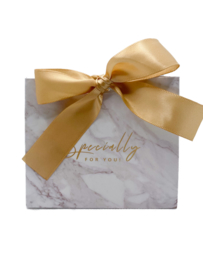 Premium Giftbox  Marmer met Lint 'Specially For You' XS