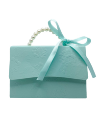 Giftbag met Parelhandvat en Lint Medium