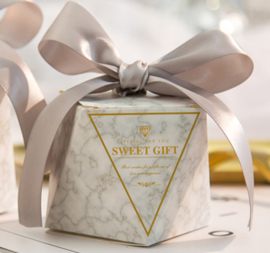 Giftbag Candy Boxes Wedding Treats With Ribbon