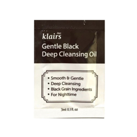 Klairs Gentle Black Deep Cleansing Oil Sample