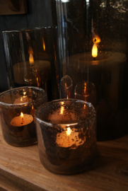 BUBBELGLAS WINDLICHT - DONKER XS