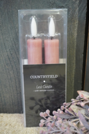 COUNTRYFIELD DINERKAARSEN KORT- ROZE