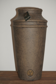 VASE LUXURY TWO LINES L - MAJESTIC BROWN