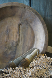 HOUTEN SCHAAL MET HANDGREEP