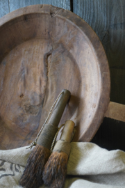 HOUTEN SCHAAL MET HANDGREEP