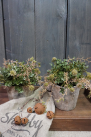KUNSTBLOEM HALVE BOL GROEN - S