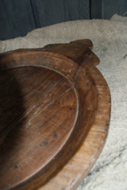 OUDE HOUTEN CHAPATI SCHAAL