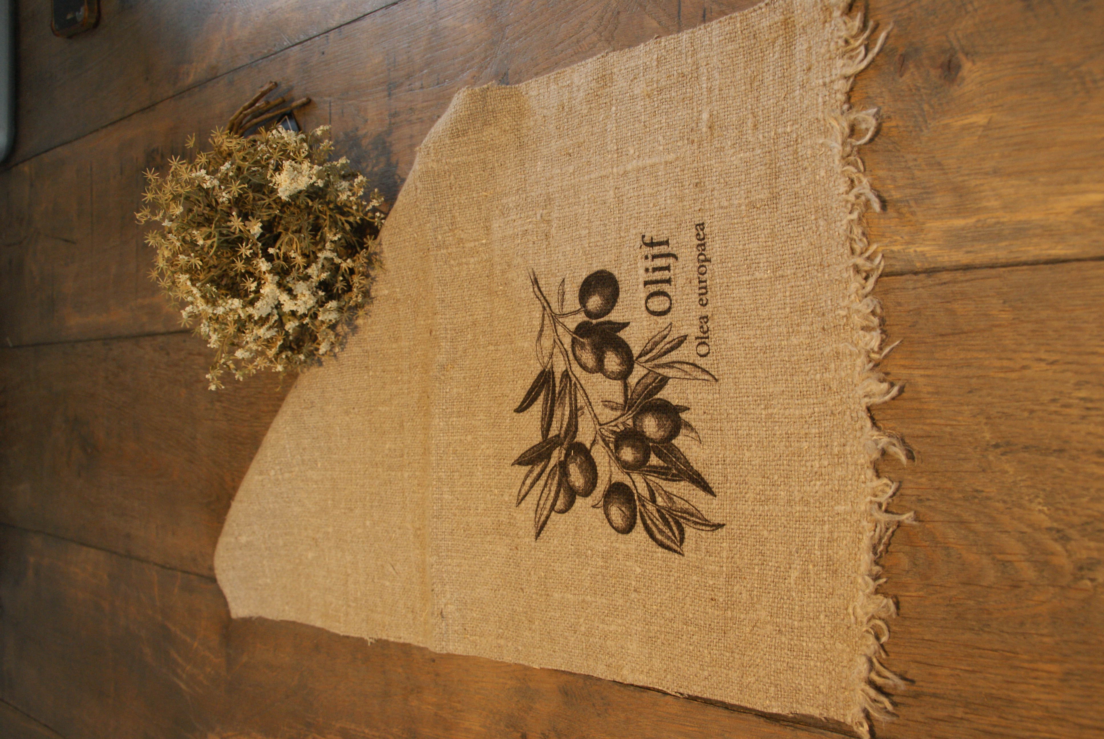 SHABBY DOEK OLIJF 30 X 45