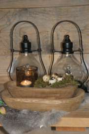 HOUTEN OVALE SCHAAL S