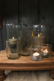 BUBBELGLAS WINDLICHT - HELDER  -    L