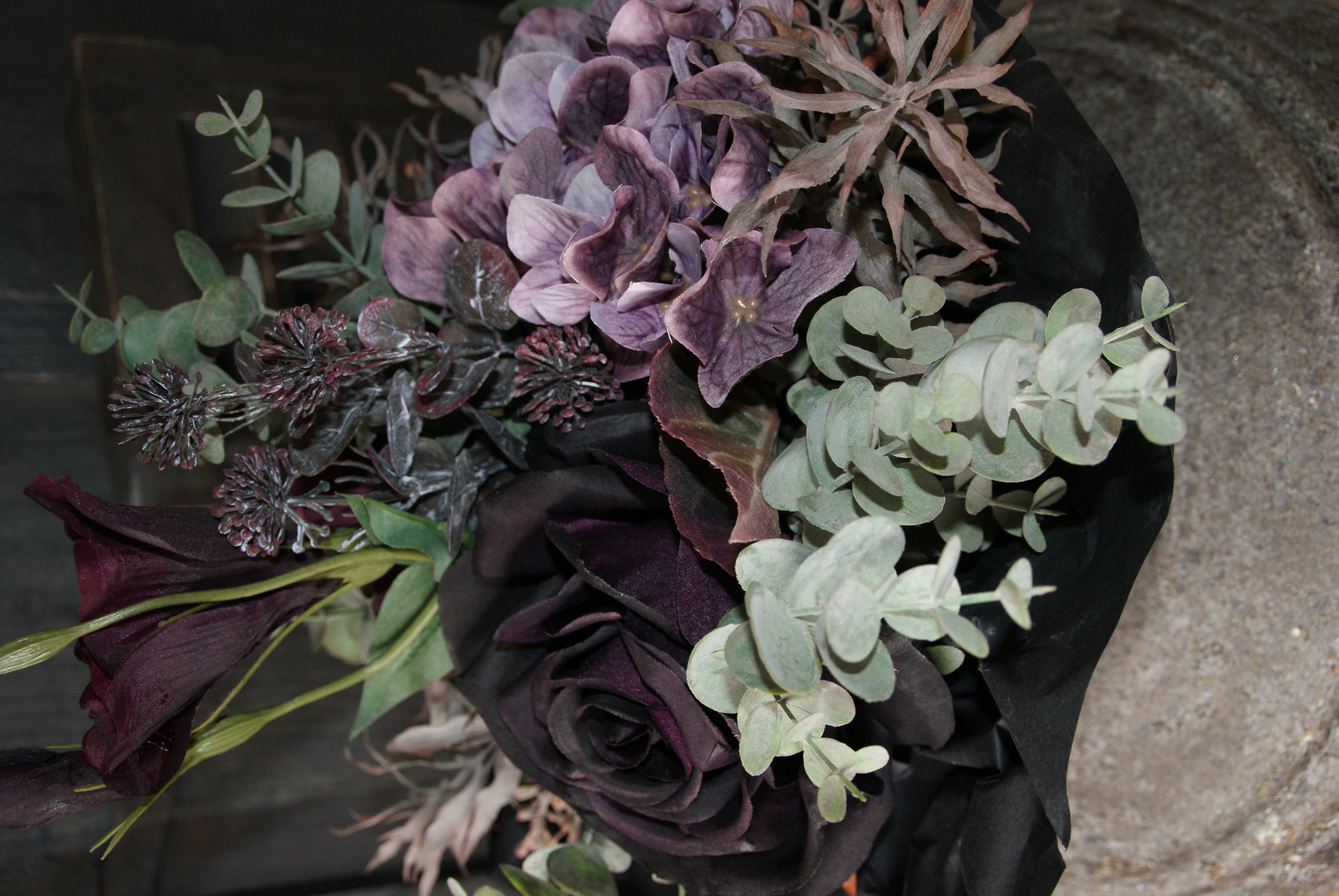 BOEKET JOLIE- AUBERGINE