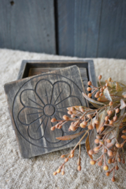 HOUTEN ONDERZETTERS DONKER