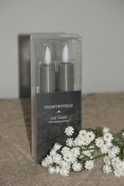 COUNTRYFIELD LED DINERKAARSEN KORT - GRIJS