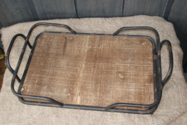 DIENBLAD MET ZWARTE HANDGREEP