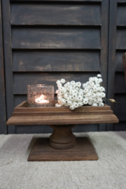 HOUTEN PLATEAU OP VOET