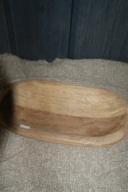 HOUTEN OVALE SCHAAL M