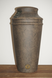 VASE LUXURY TWO LINES M - MAJESTIC BROWN