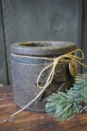TEALIGHTHOLDERS MET STER  MAJESTIC BROWN