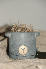 BRYNXZ POTJE MET DEKSEL/HOUDER -MAJESTIC VINTAGE