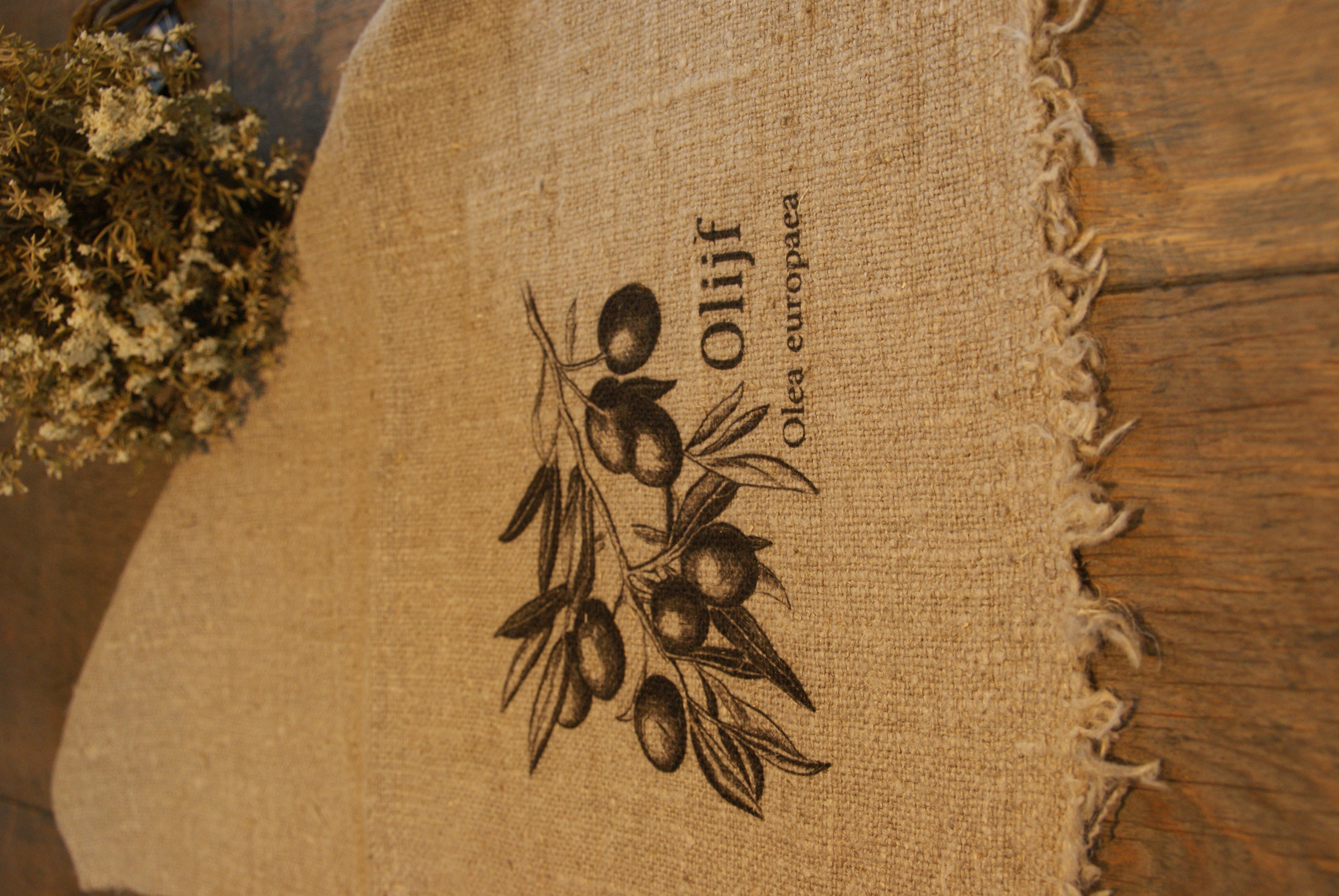 SHABBY DOEK OLIJF 30 X 45