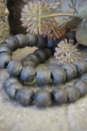 HOUTEN KRALENKETTING VIKRAM LICHT - S