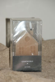 COUNTRYFIELD LED HUIS KAARS S - BEIGE