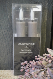 COUNTRYFIELD LED DINERKAARSEN KORT - GRIJS