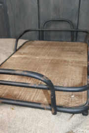 DIENBLAD MET ZWARTE HANDGREEP