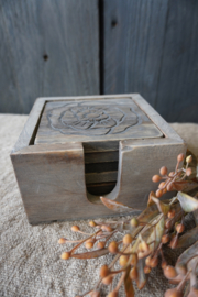 HOUTEN ONDERZETTERS- LICHT