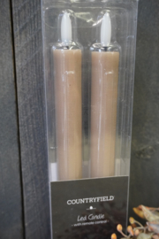 COUNTRYFIELD LED DINERKAARSEN - BEIGE