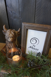 HOUTEN FOTOLIJST BY MOOSS  OIL ANTIQUE - S