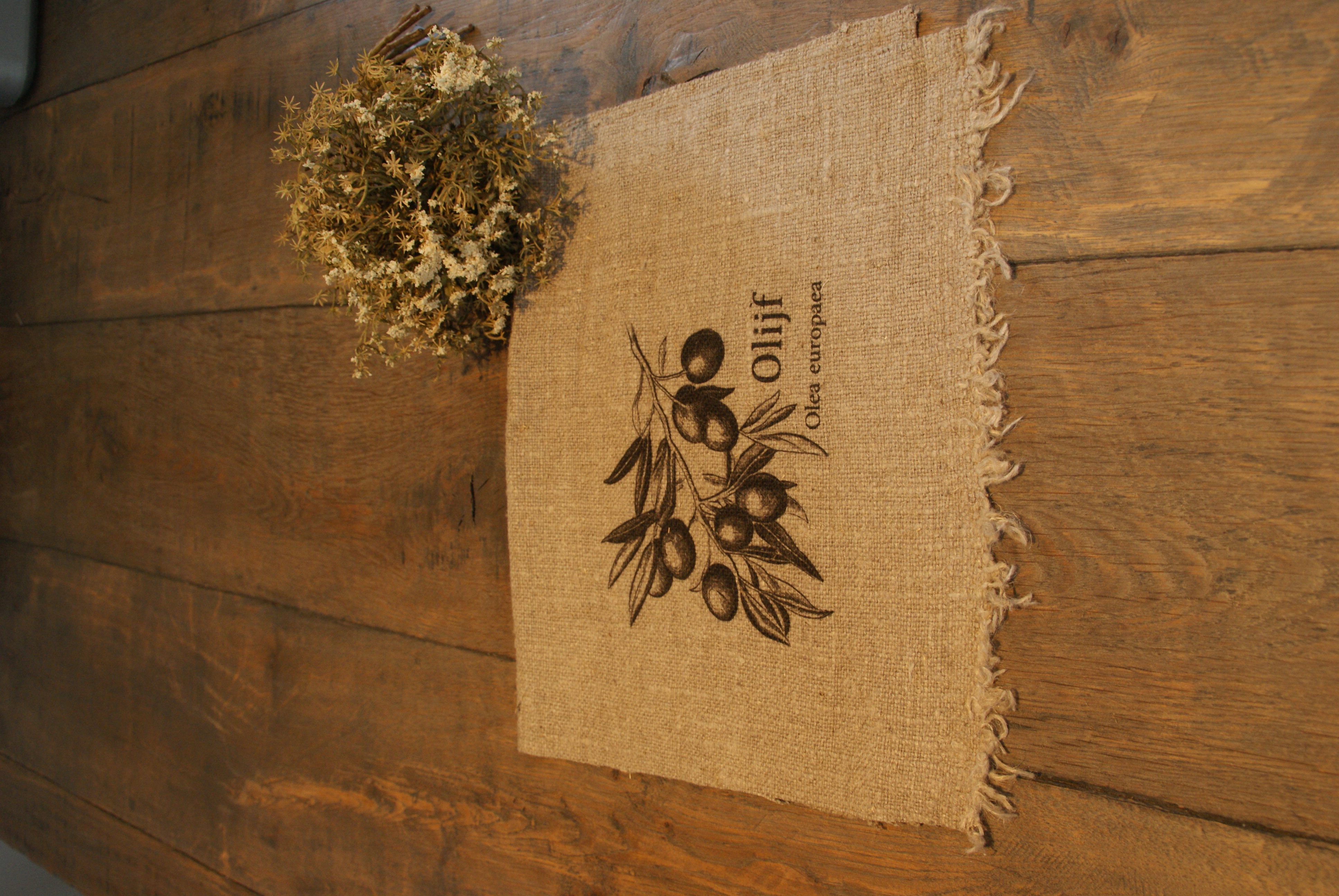 SHABBY DOEK OLIJF 30 X 45
