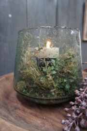 KUNSTBLOEM HALVE BOL GROEN - S