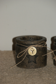 BRYNXZ TEALIGHT STAR WITH ROPE