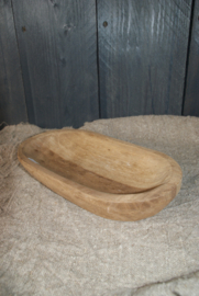 HOUTEN OVALE SCHAAL M