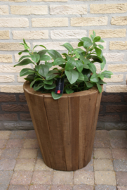 Houten bloempotten