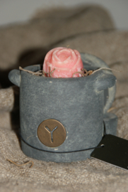 BRYNXZ POTJE MET DEKSEL/HOUDER -MAJESTIC VINTAGE