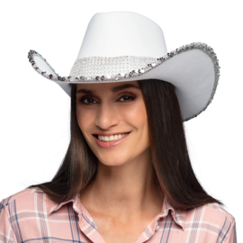 Hoed cowgirl wit