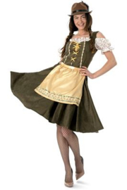 Dirndl jurk Monica Groen