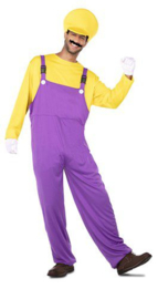 Wario loodgieter kostuum volwassen