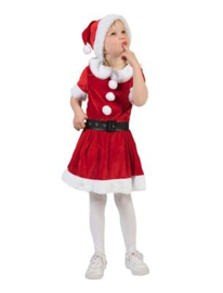 Kerstjurk kind rood