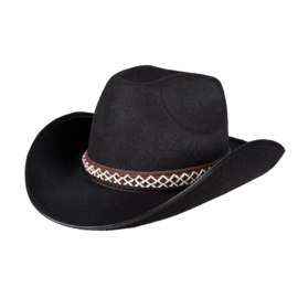 Cowboyhoed kind zwart