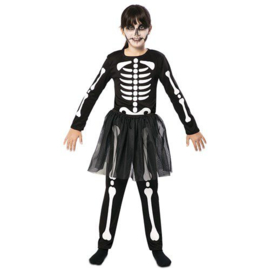 Skelet meisje tutu