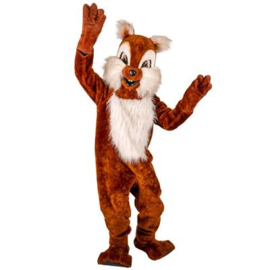 Mascotte kostuum eekhoorn